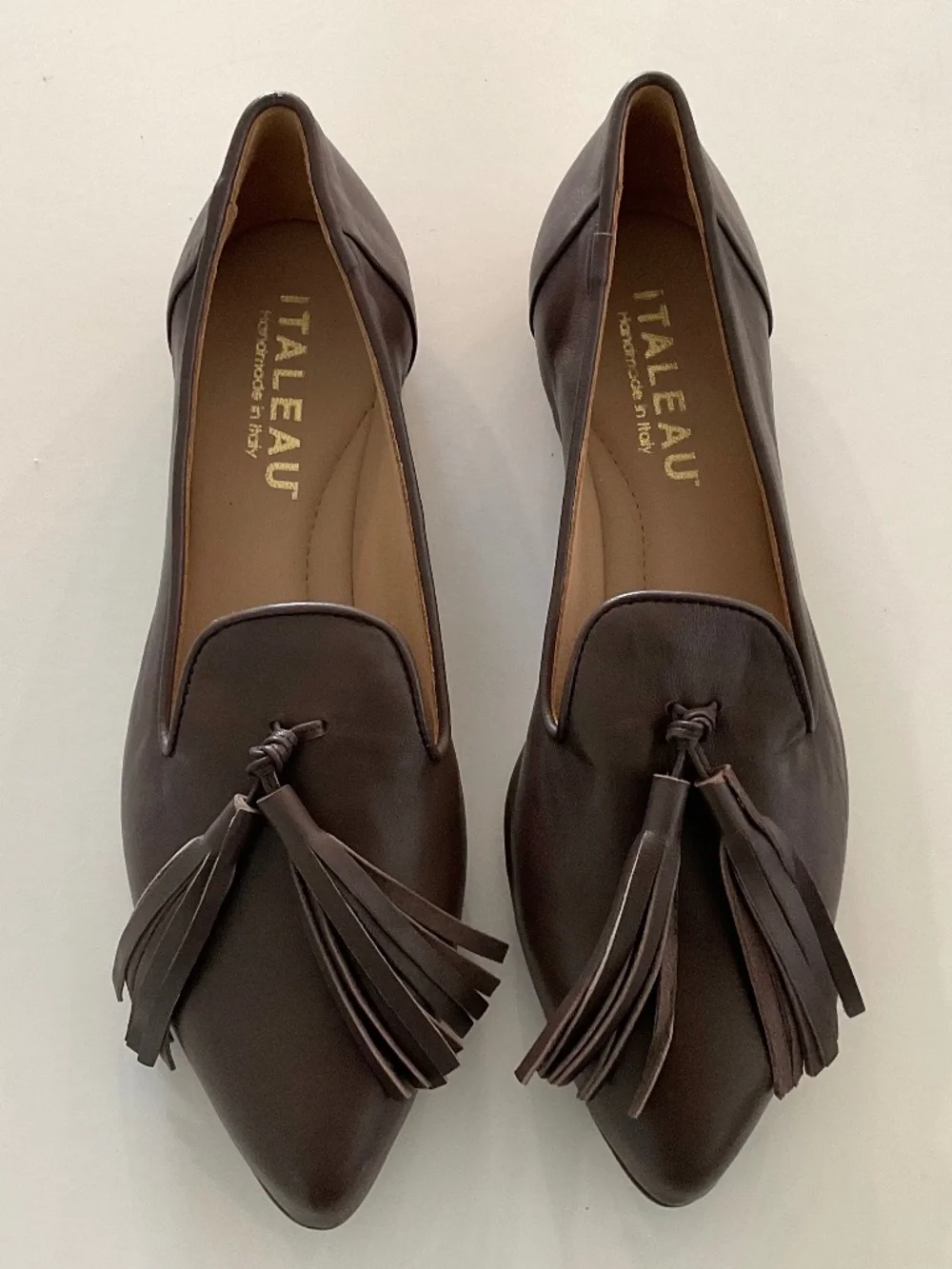 ITALEAU Trino Tassel  Waterproof Loafer Size 6.5 EU 37 NEW